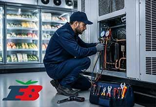 تعمیر و نگهداری تجهیزات برودتی | راهنمای جامع سرویس و عیب‌یابی | الکتروبهمن انجماد 09156152857
